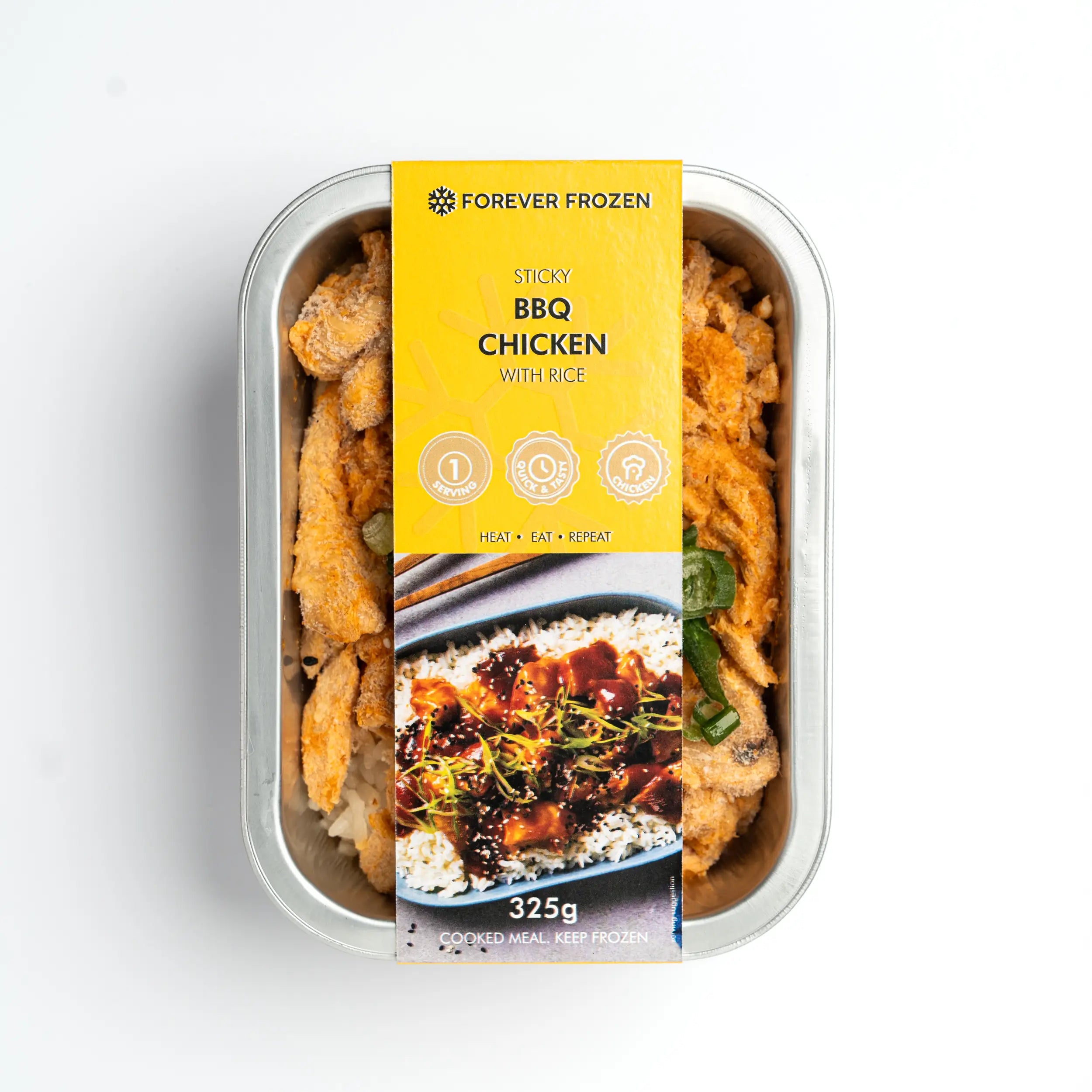 Sticky BBQ Chicken with Rice - Forever Frozen - CPT