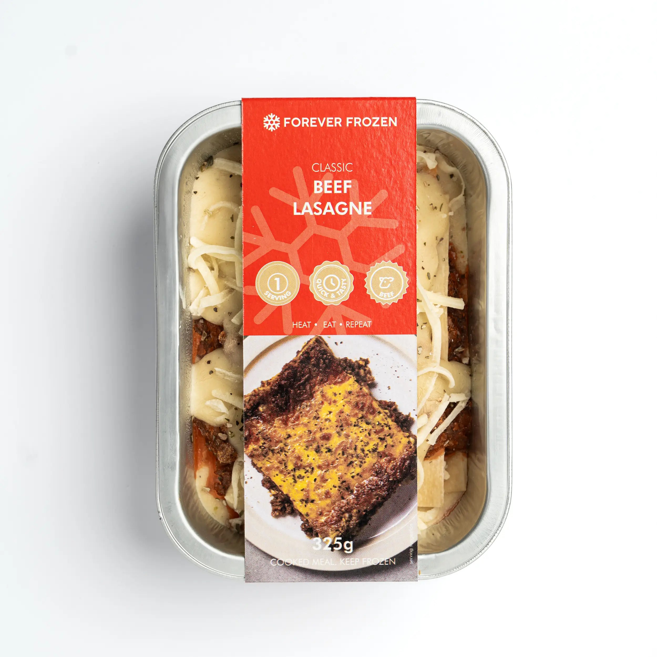 Classic Beef Lasagne - Forever Frozen - CPT