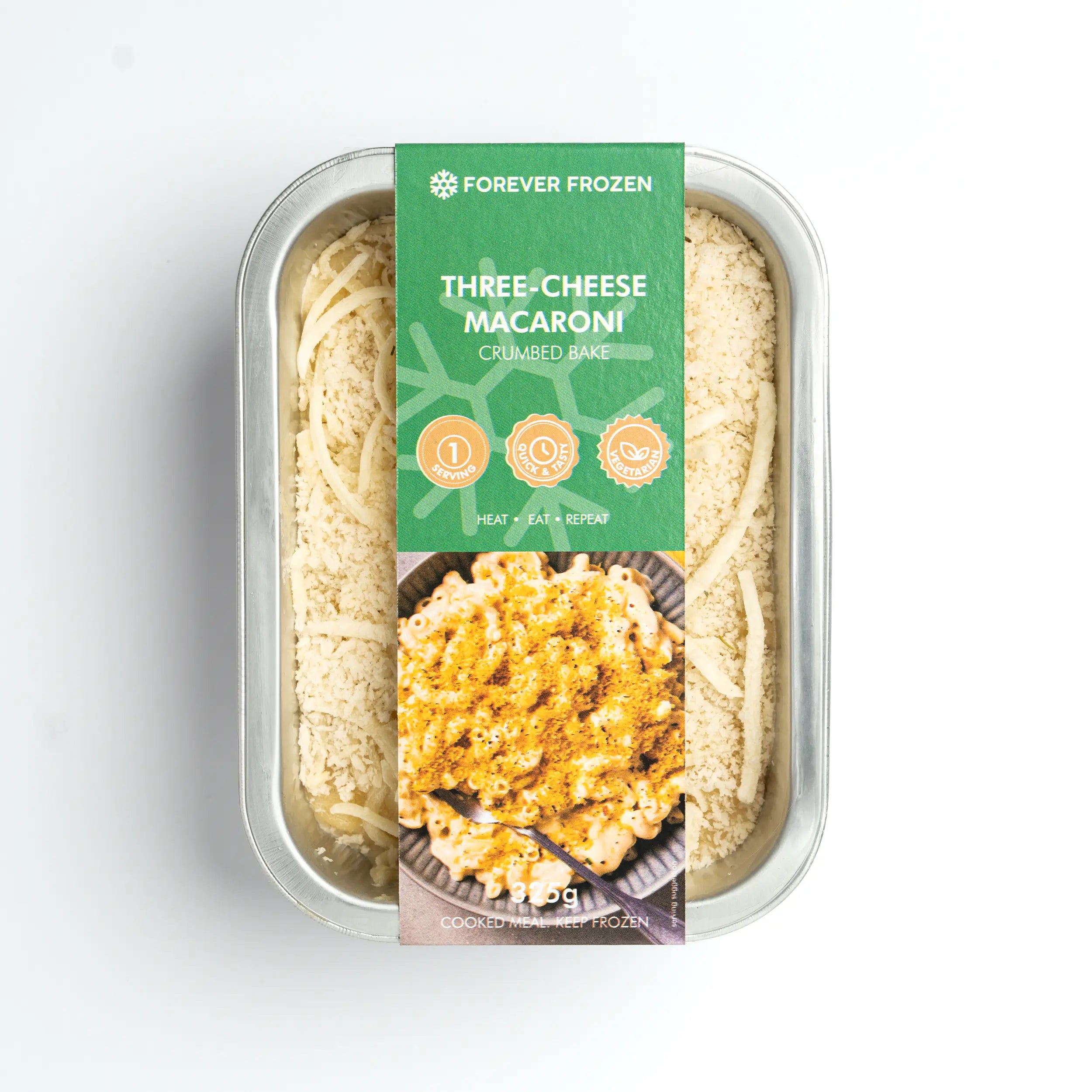 Three-Cheese Macaroni Crumbed Bake - Forever Frozen - CPT