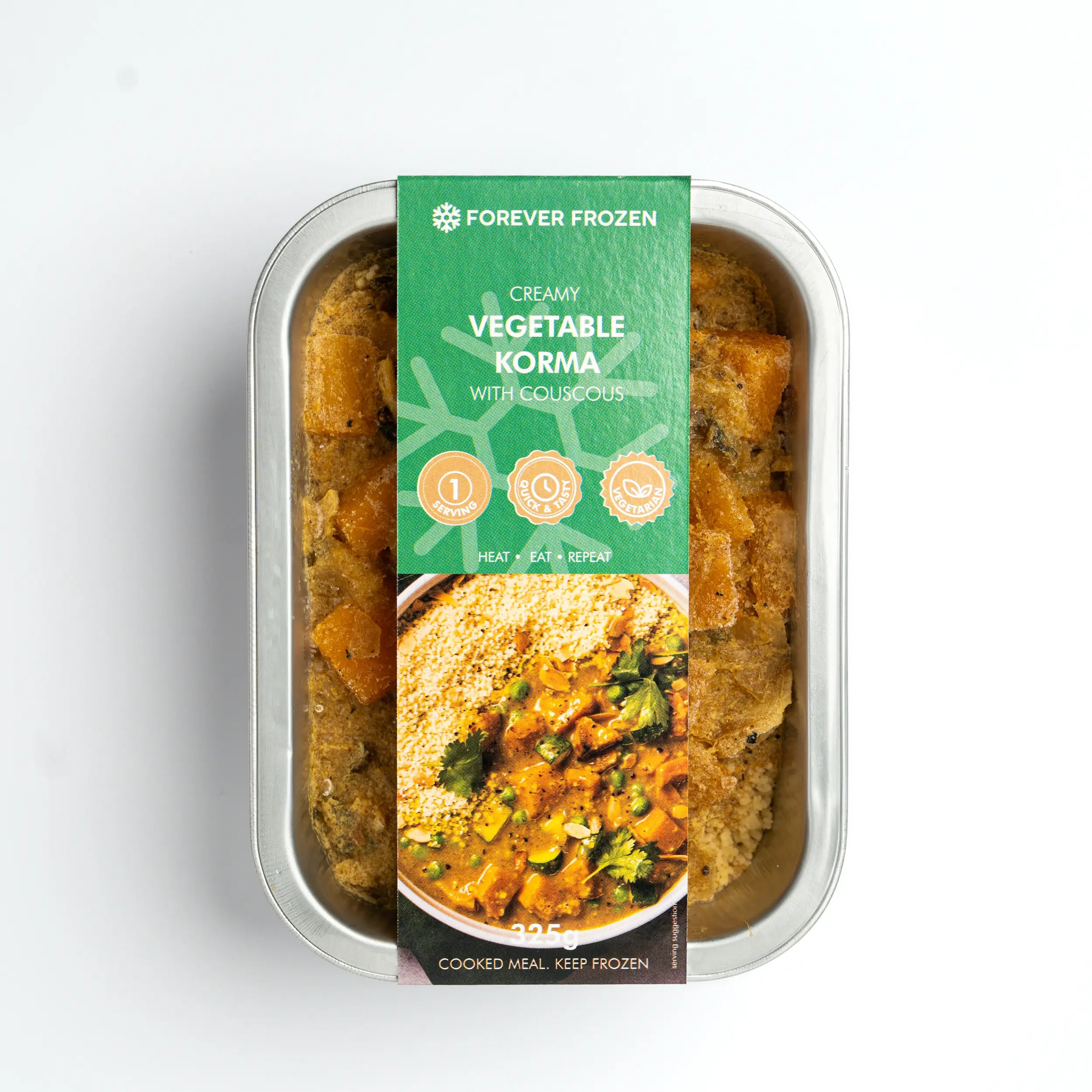 Creamy Vegetable Korma with Couscous - Forever Frozen - CPT