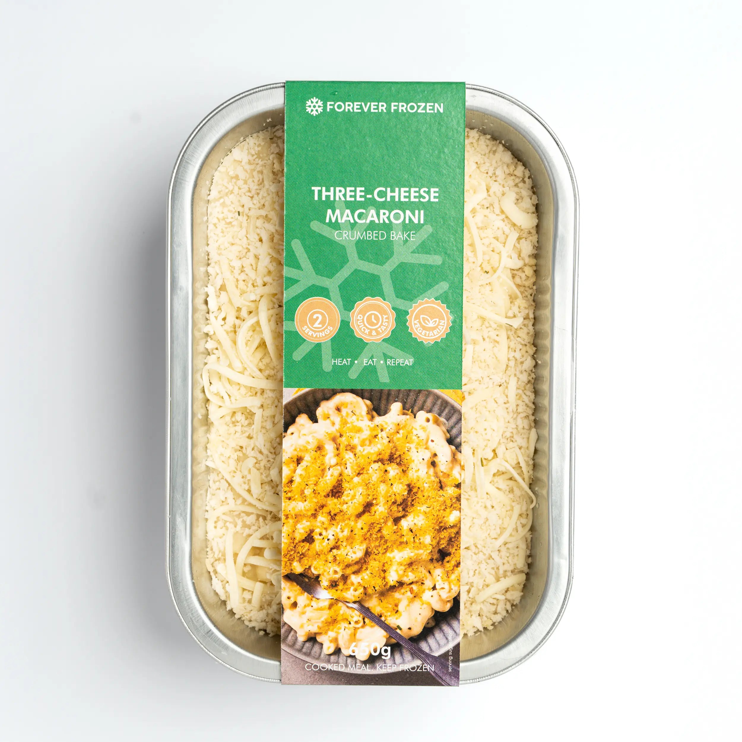 Three-Cheese Macaroni Crumbed Bake - Forever Frozen - CPT