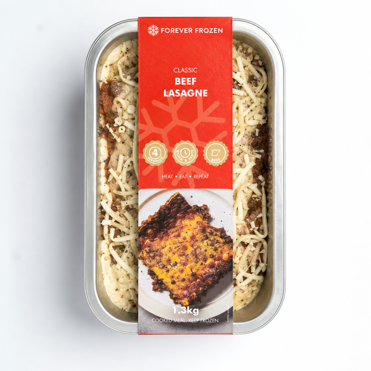 Classic Beef Lasagne - Forever Frozen