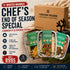 CHEF'S END OF SEASON SPECIAL - Mixed Pack (18 Servings)
