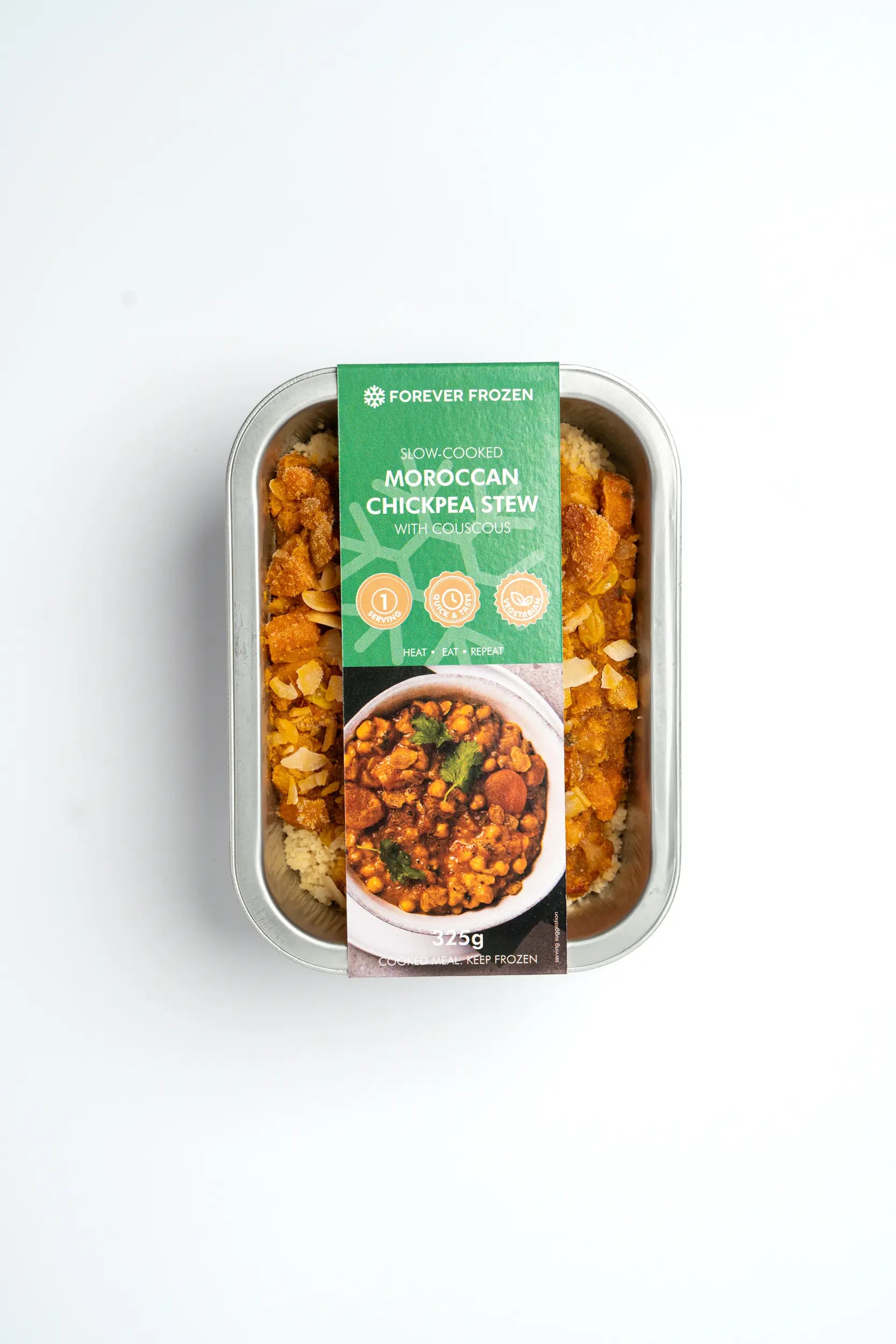 Slow-Cooked Moroccan Chickpea Stew with Couscous - Forever Frozen - CPT