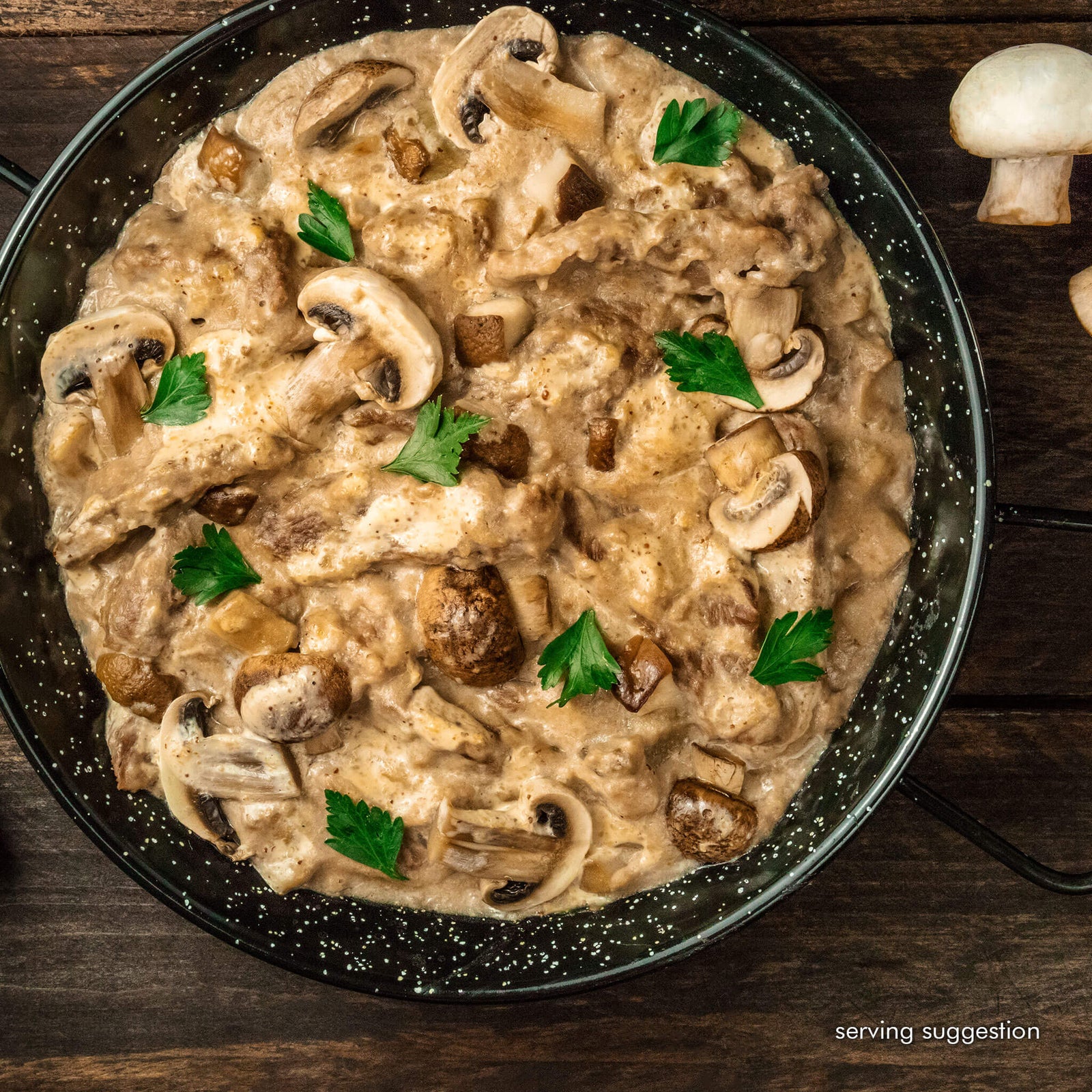 Traditional Beef Stroganoff with Mash