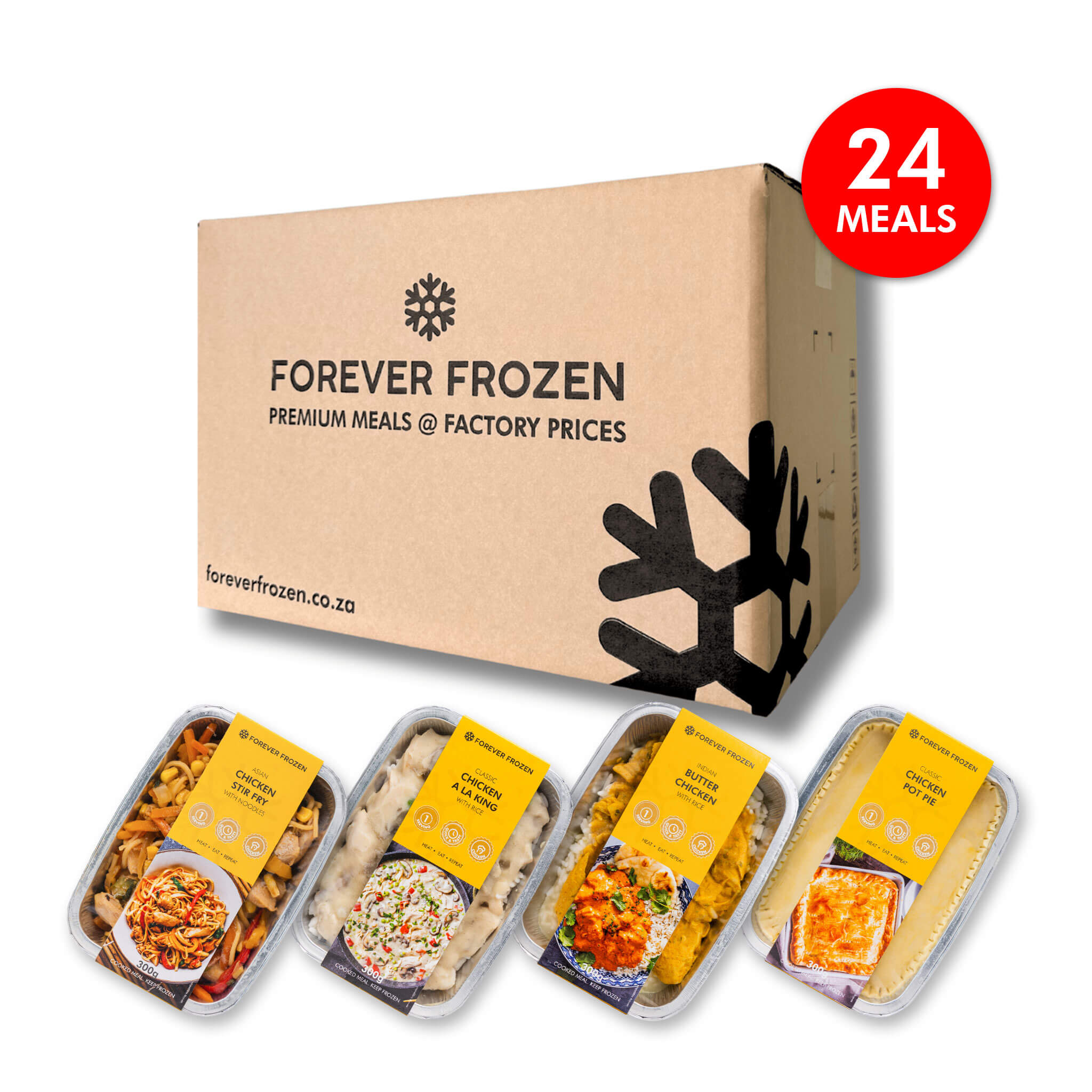 CHICKEN Value Pack - 24 x Meals