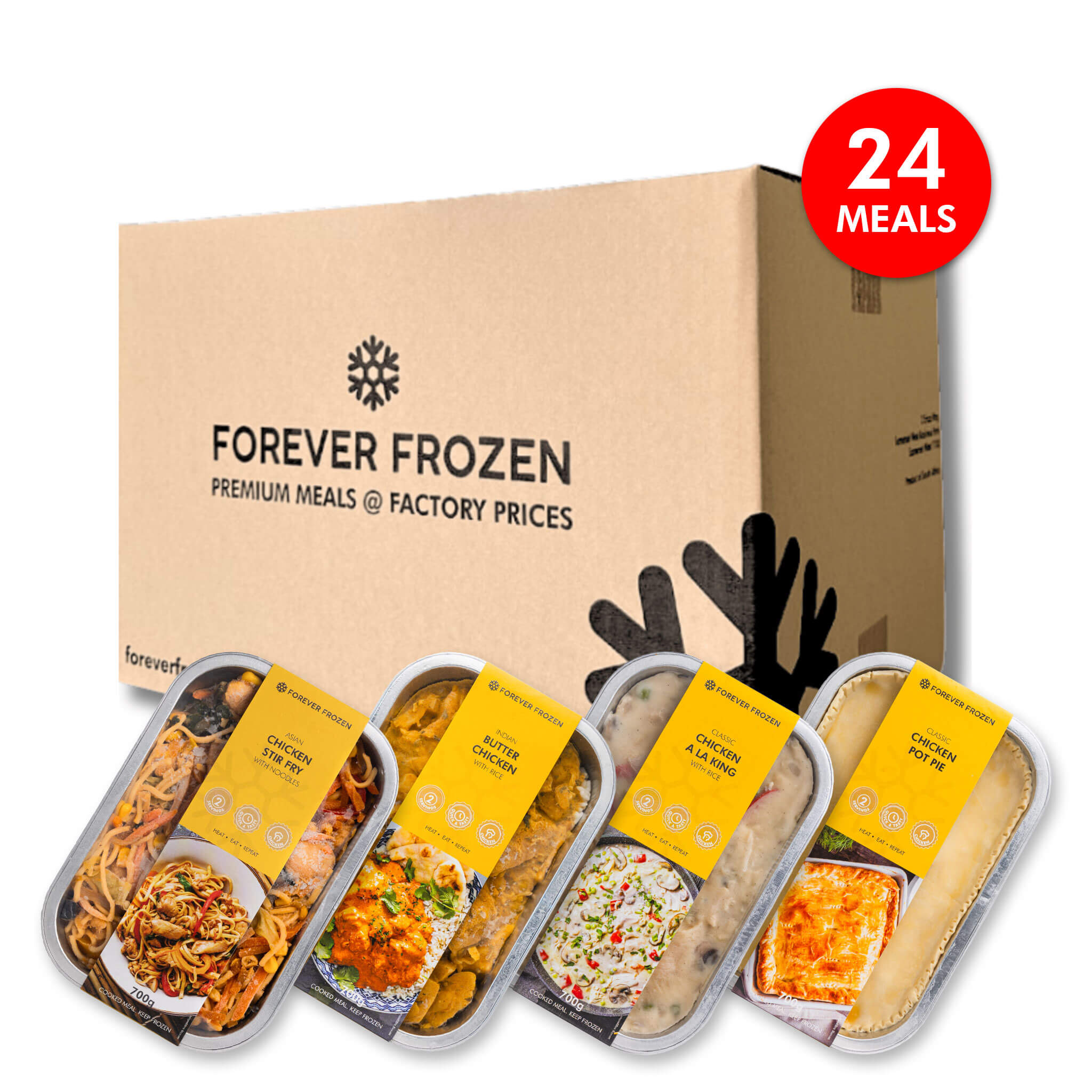 CHICKEN Value Pack - 24 x Meals