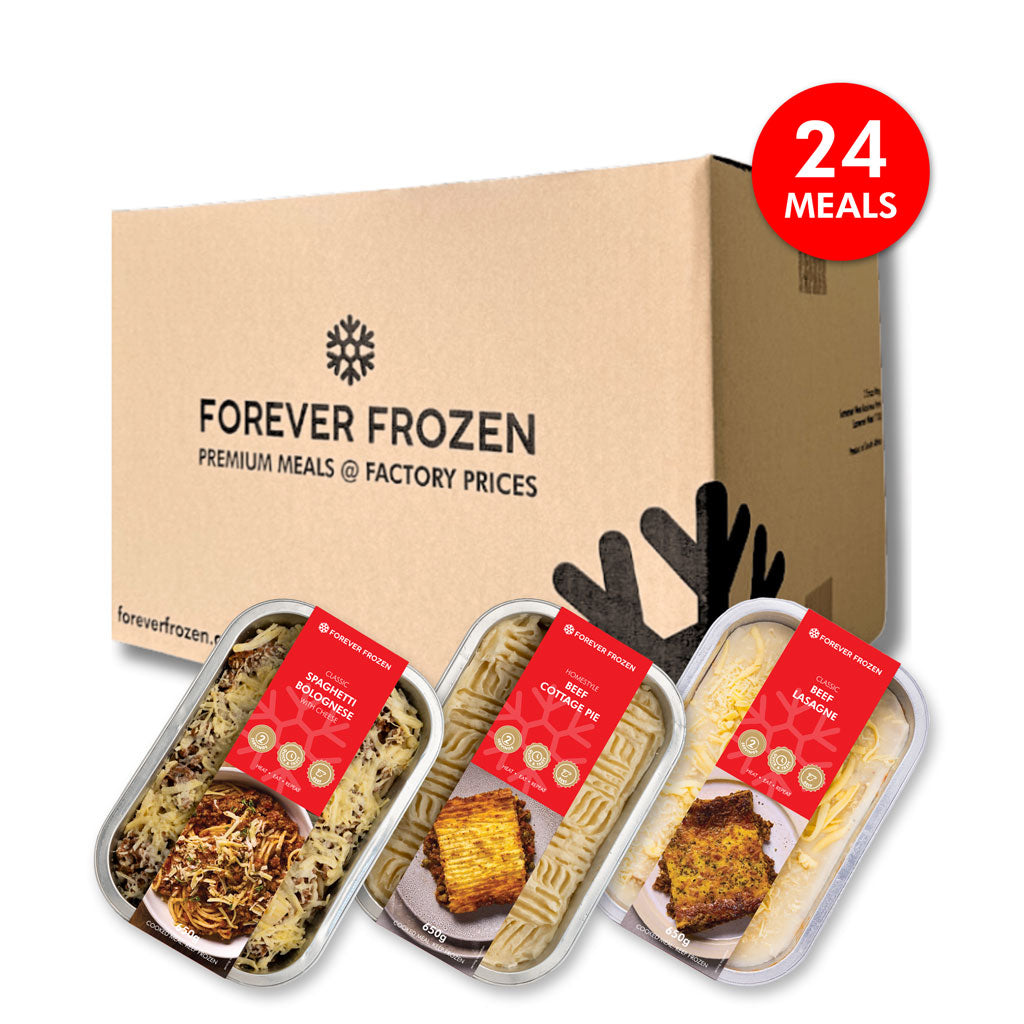 BEEF - Value Pack - 24 x Meals - Forever Frozen - CPT