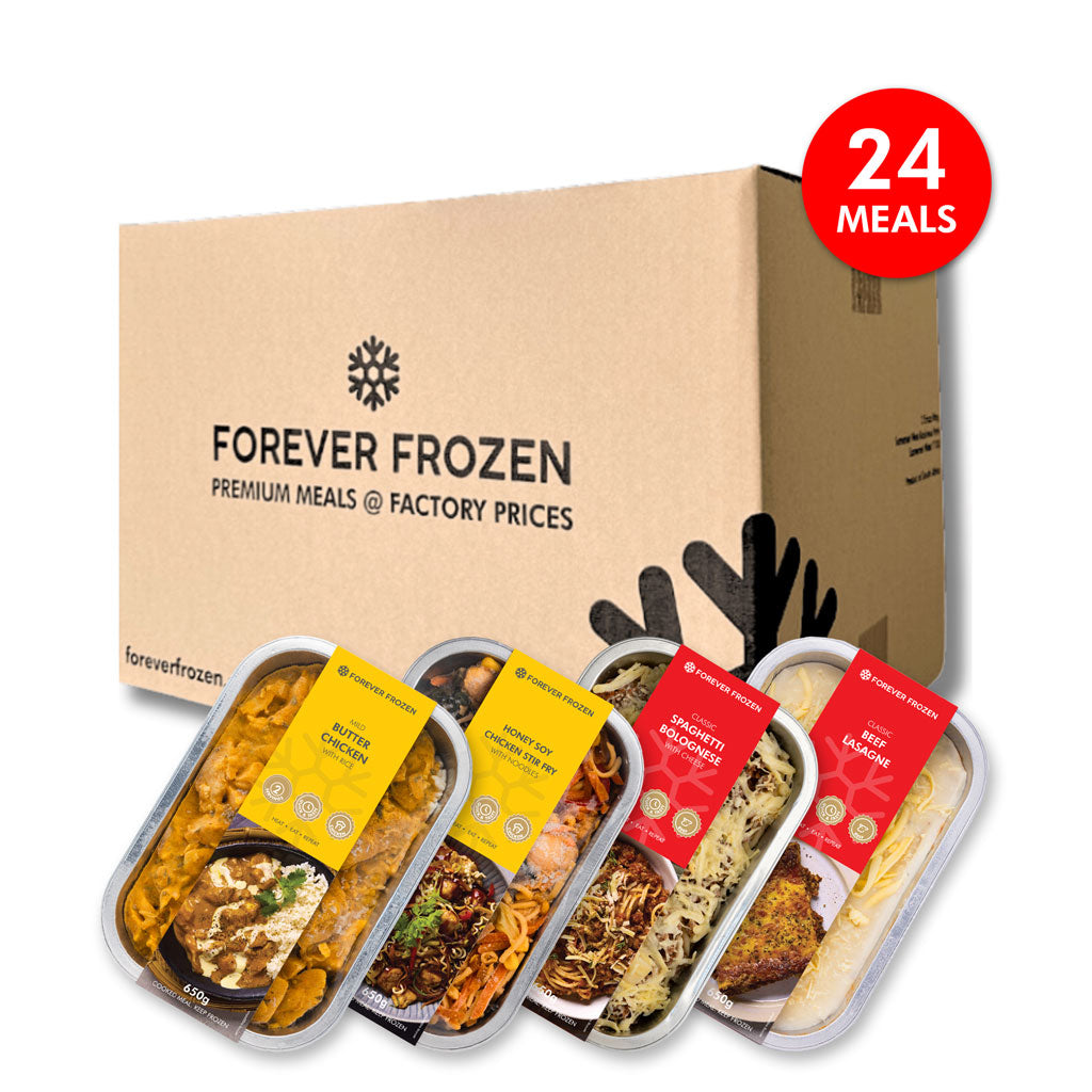 BEEF & CHICKEN - Value Pack - 24 x Meals - Forever Frozen - CPT